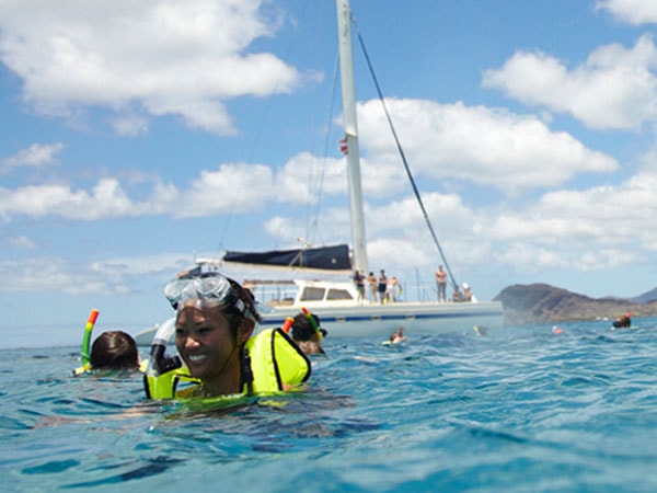 Hawaii Nautical - West Oahu Dolphin Watch and Turtle Snorkel Sail with Lunch