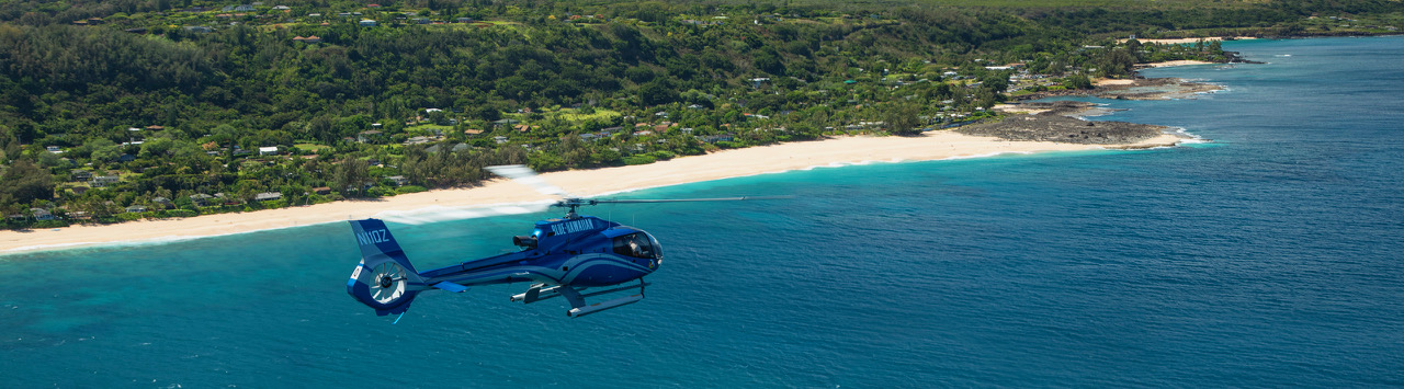 Blue Hawaiian Helicopters – Discover North Shore (from Turtle Bay) 