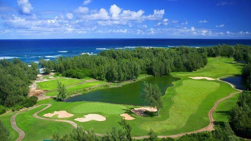 Turtle Bay Resort Palmer Course golf course on Oahu’s North Shore featuring oceanfront fairways and dramatic coastal views