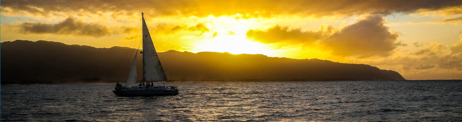 north shore sunset sail